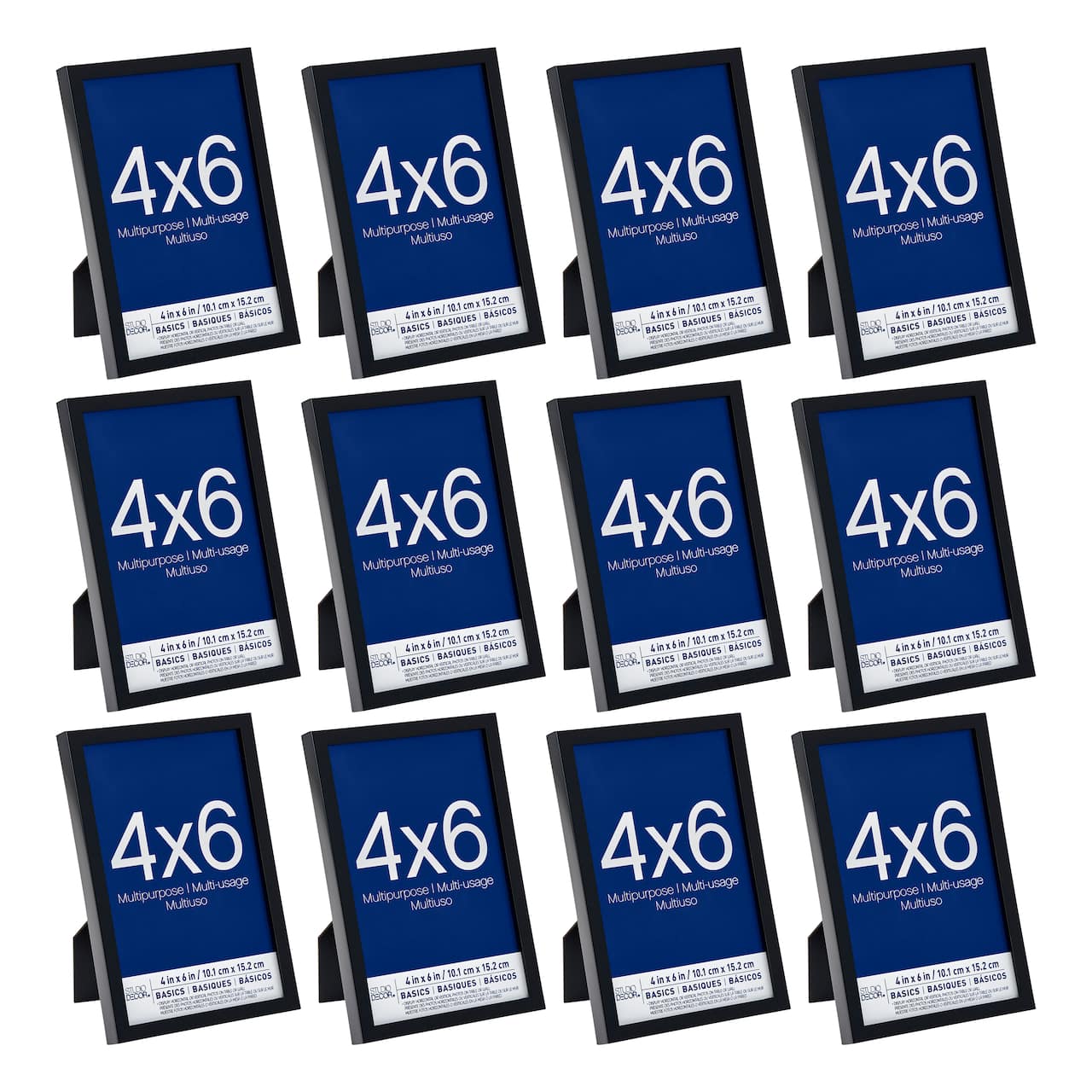 12 Pack: Black Multipurpose Frame, Basics by Studio Décor®